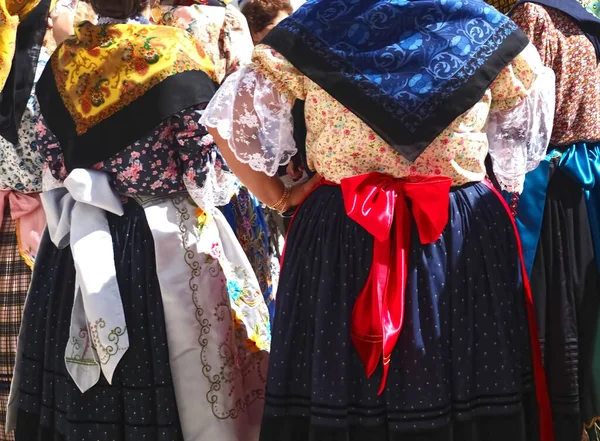 depositphotos 852548272 stock photo traditional portuguese women skirt petticoats